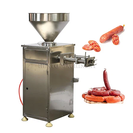 Poussoir pneumatique quantitatif pour saucisses