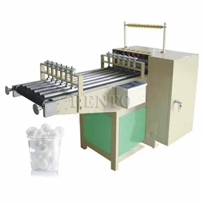 Machine de fabrication de boules de coton chirurgicales